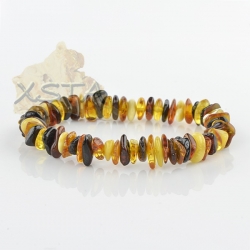 Baltic amber mix chips bracelet Baltic amber mix chips bracelet